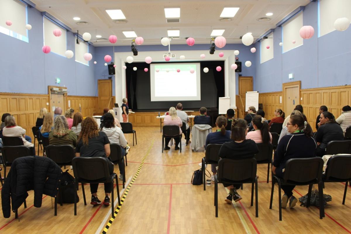 Florence Treloar Hall set up for a training session