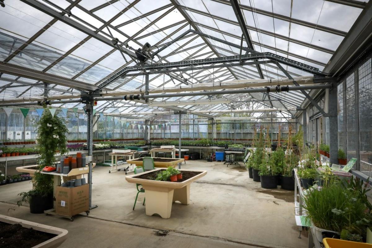 The Greenhouse where the Outdoor Learning Centre takes place