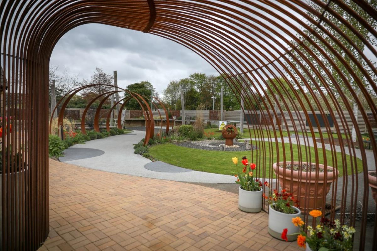 The outside area of our Outdoor Learning Centre