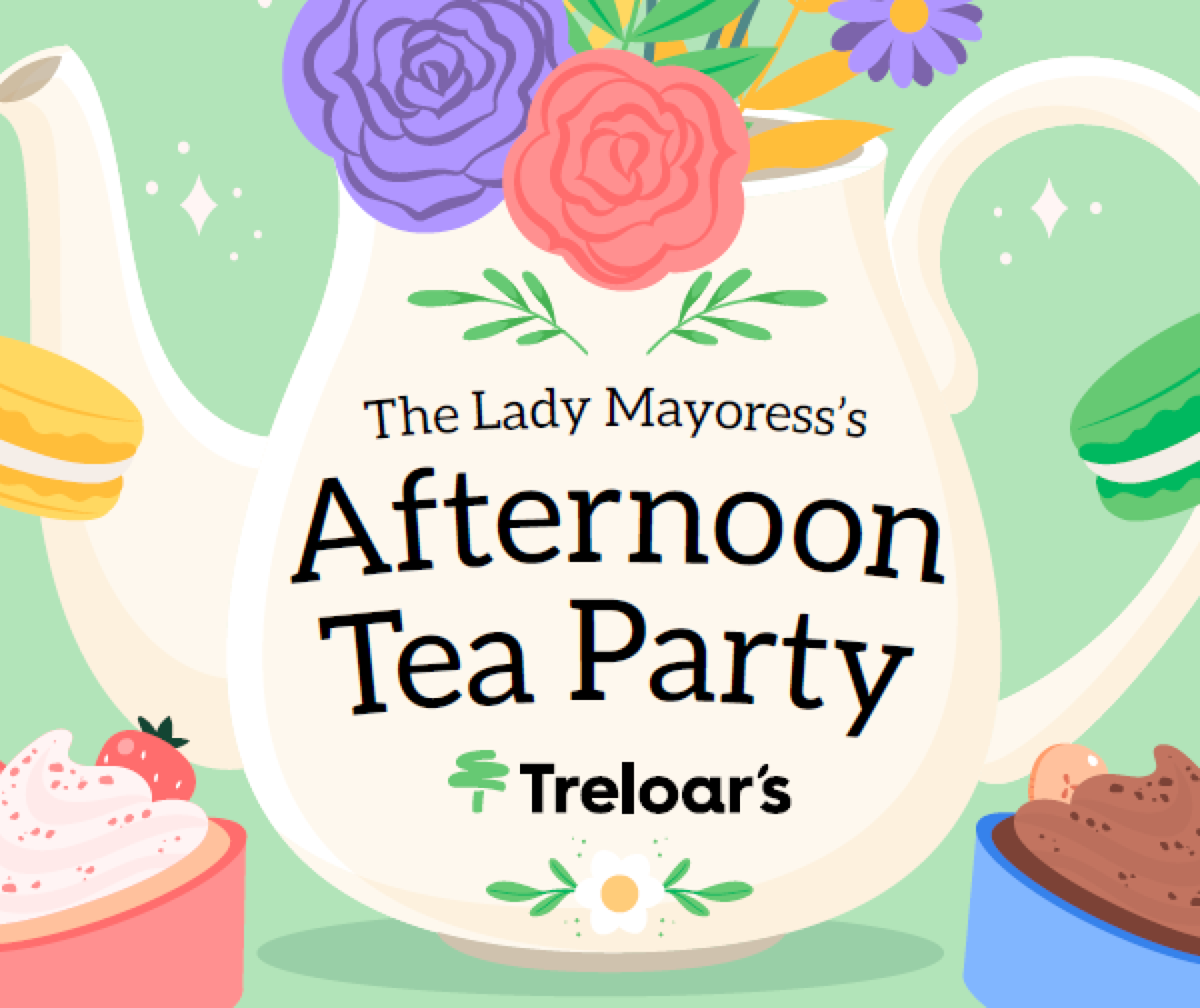 Flyer for the Lady Mayoress's Afternoon Tea Party