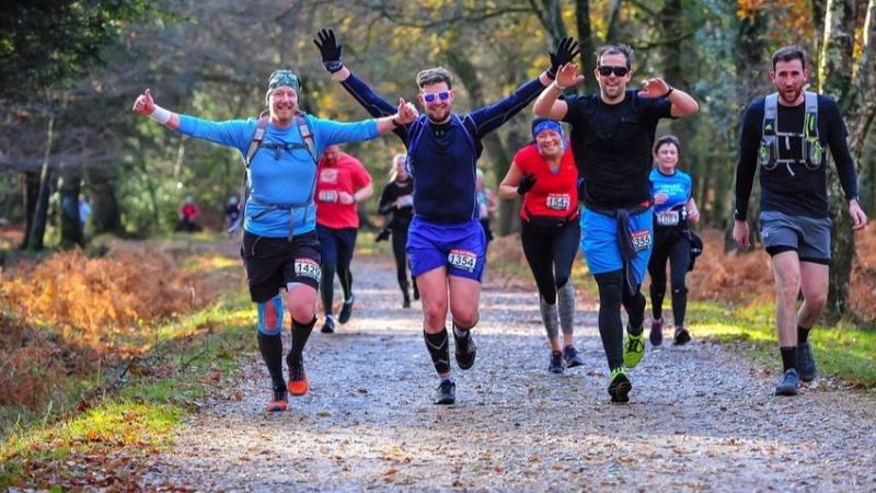 Runners at New Forest Trail Run