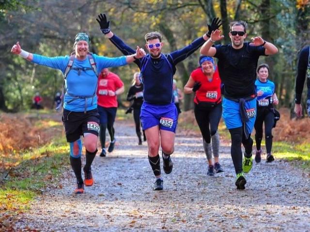 Runners at New Forest Trail Run